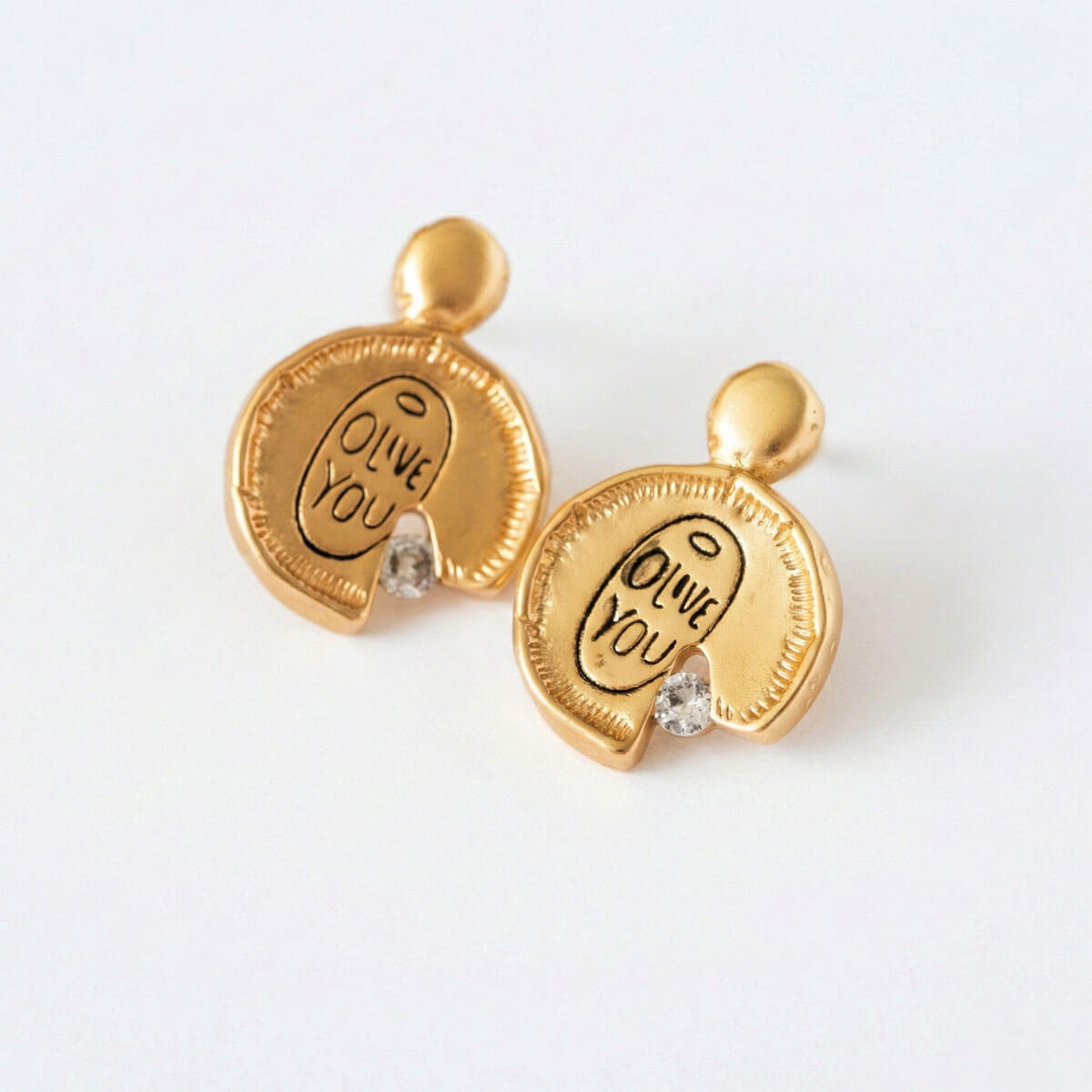 SWEEKU - Olive You Coin Stud