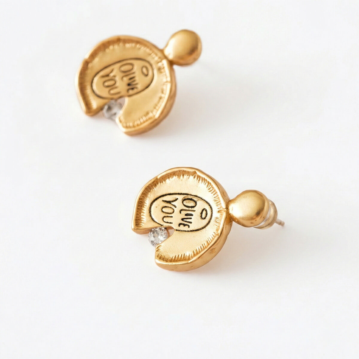 SWEEKU - Olive You Coin Stud