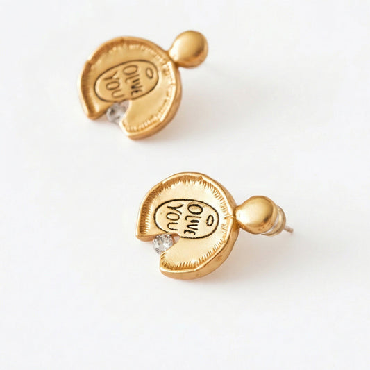 SWEEKU - Olive You Coin Stud