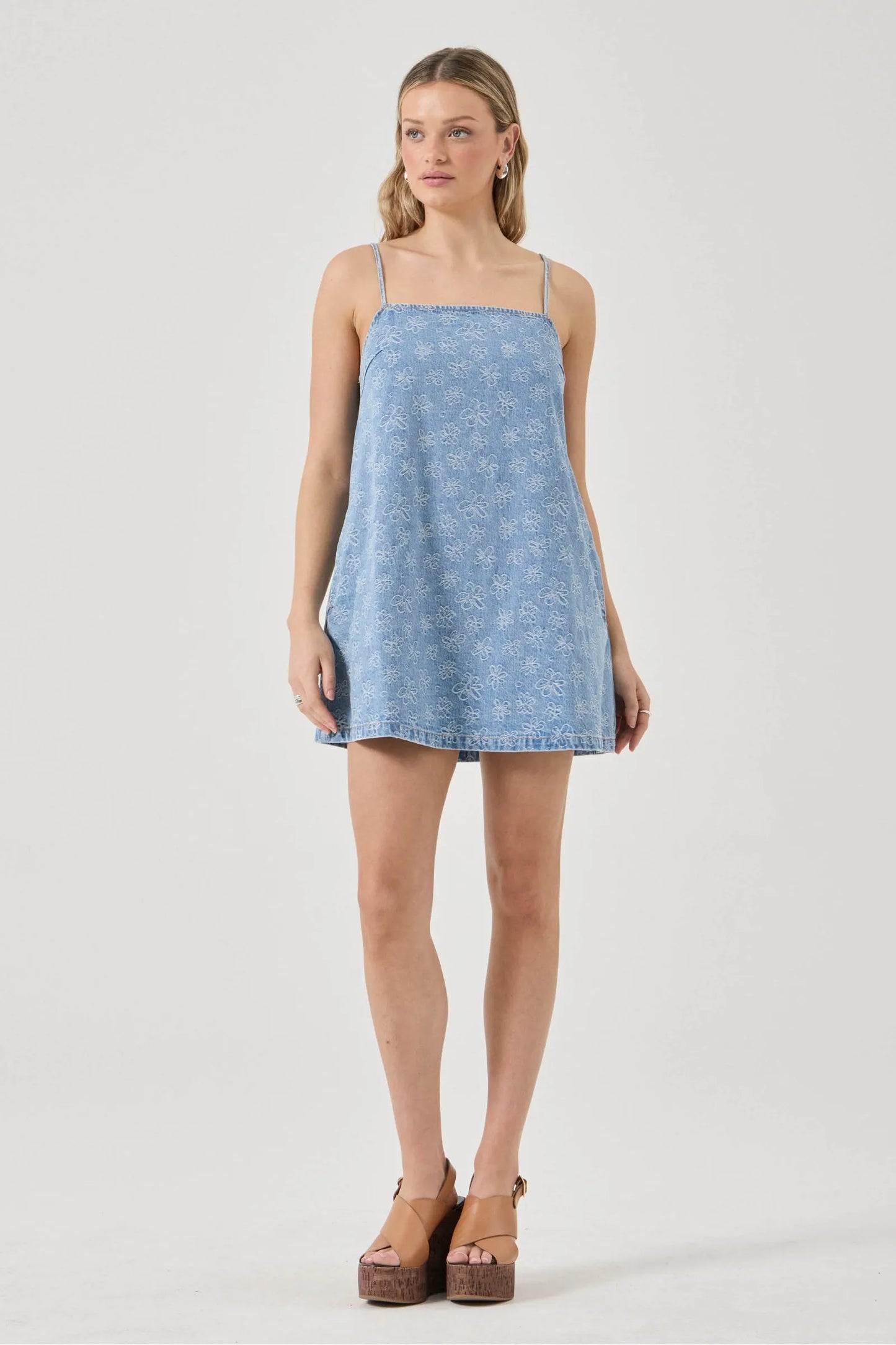 ROLLAS - Indigo Flowers Cami Dress