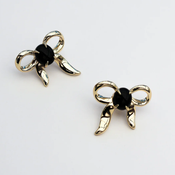 F + H Studios, BOW STATEMENT EARRINGS