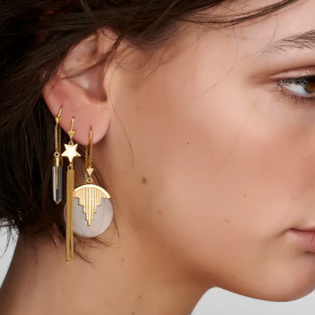 Tiger Frame -  STAR STREAMER EARRINGS