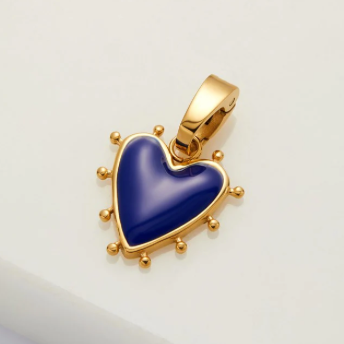 Zafino - Blue Heart Charm