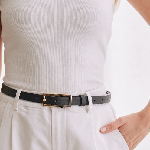 Feather & Noise - CARTER BELT - BLACK & GOLD