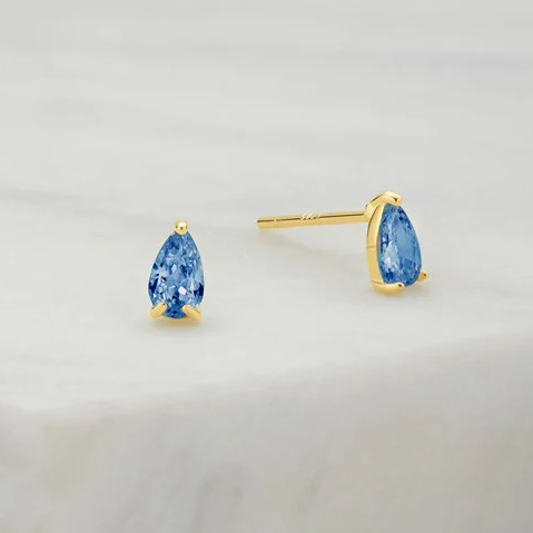 Zafino - Abigail Stud Earring - Sapphire