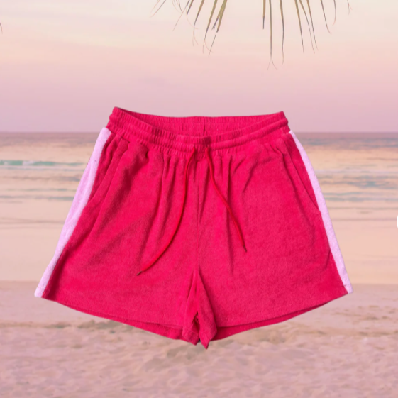 ALAKAI - Ladies Sunny Somewhere Terry Towel Shorts