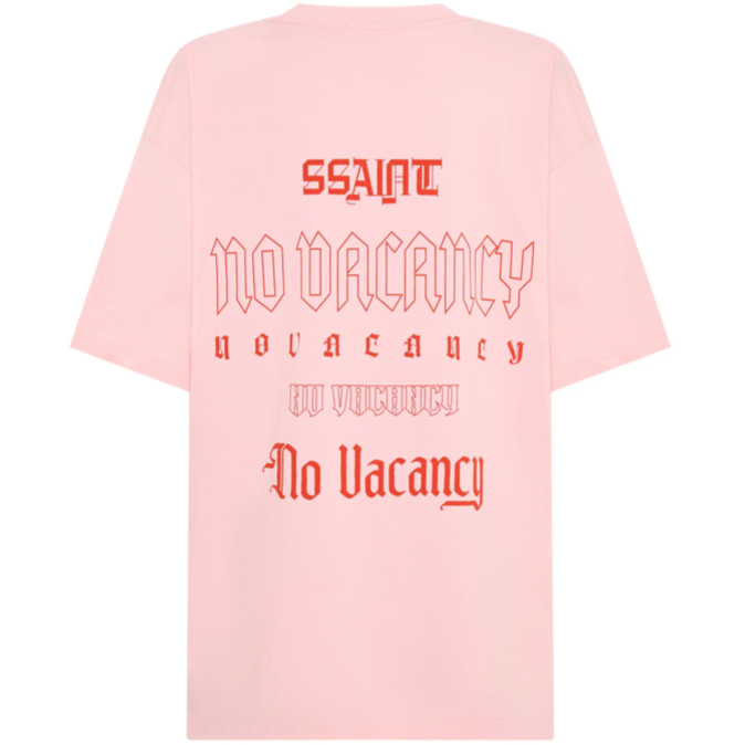 SSAINT - No Vacancy Tee Pink