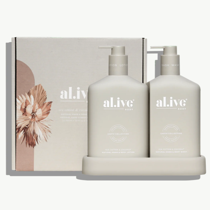 AL.IVE BODY - Wash & Lotion Duo - Sea Cotton & Coconut