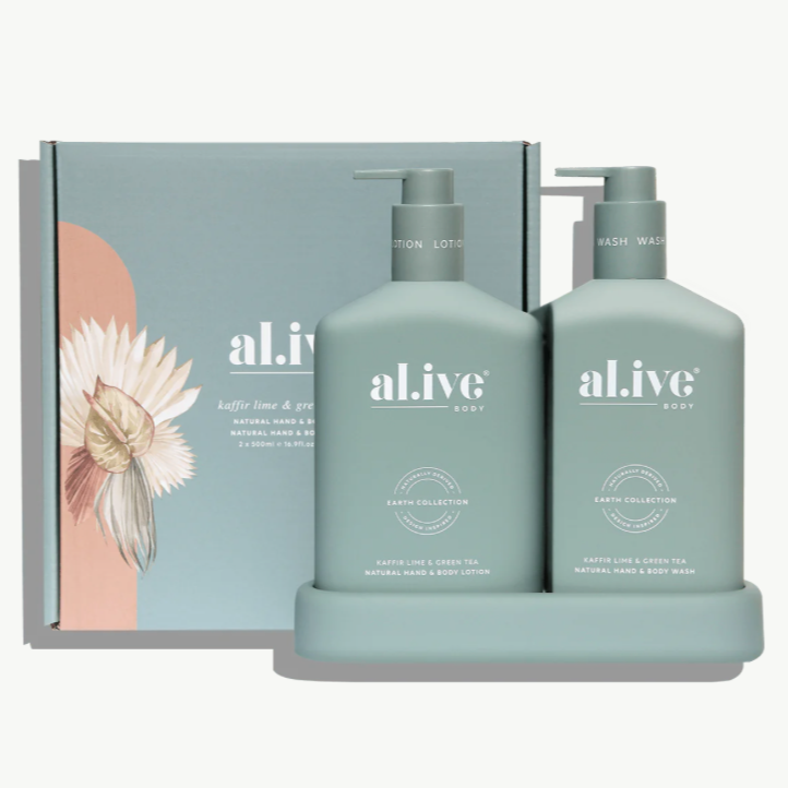 AL.IVE BODY - Wash & Lotion Duo - Kaffir Lime & Green Tea