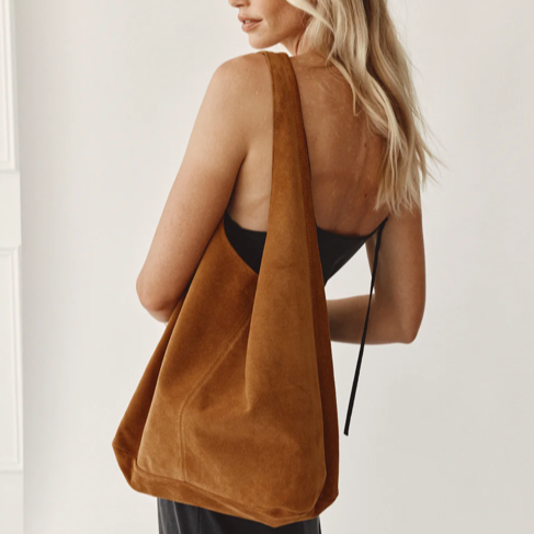 Vestirsi - Sienna Brown Suede Hobo