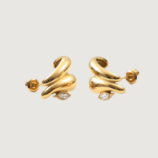 Tegan Rae - ZIVAÈ STUD EARRINGS 18K GOLD