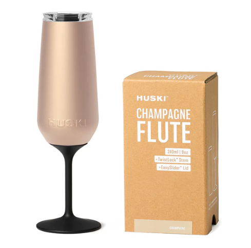 HUSKI  Champagne Flute