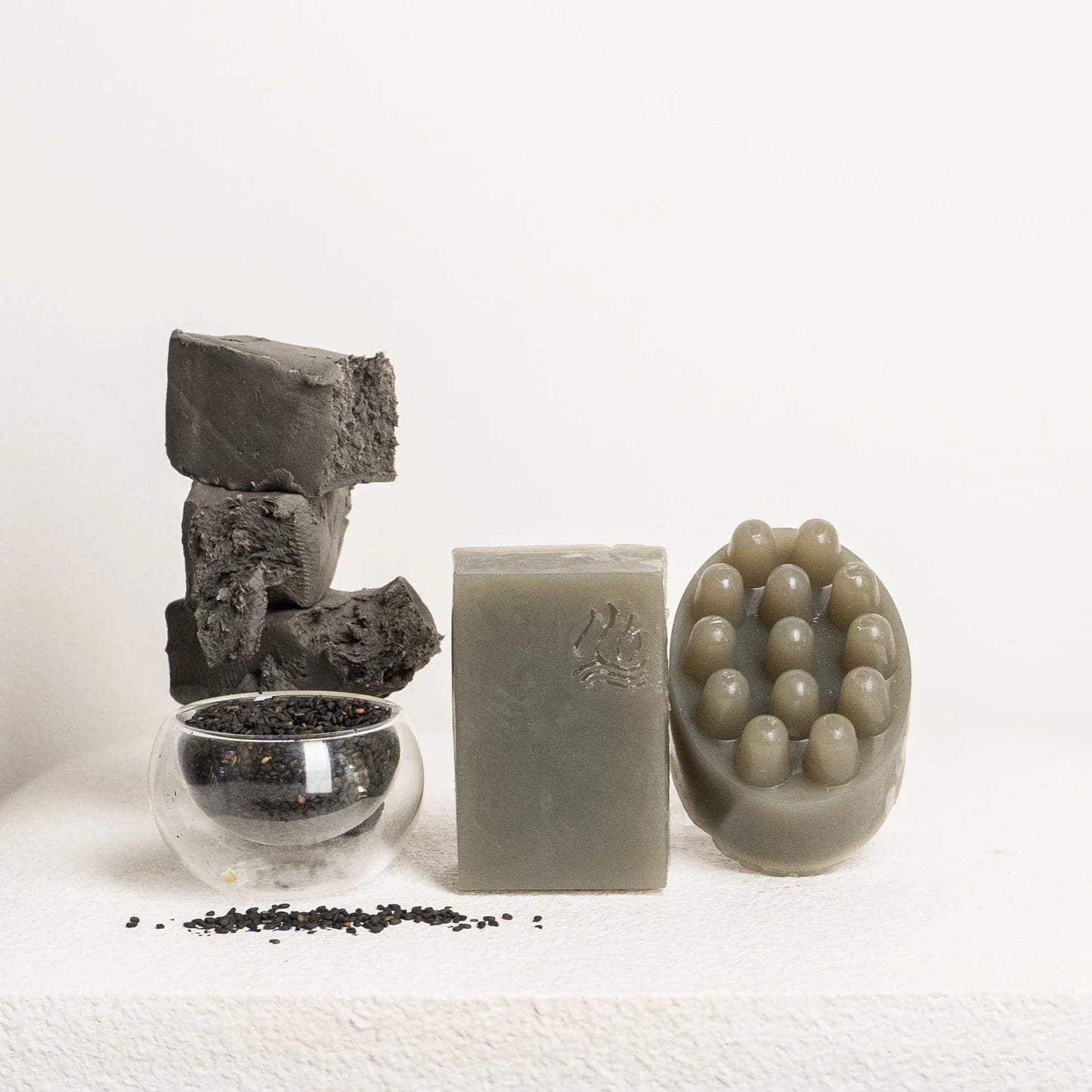 Blossom + Sky - SOAP BAR - BLACK SESAME & SEA CLAY 120g