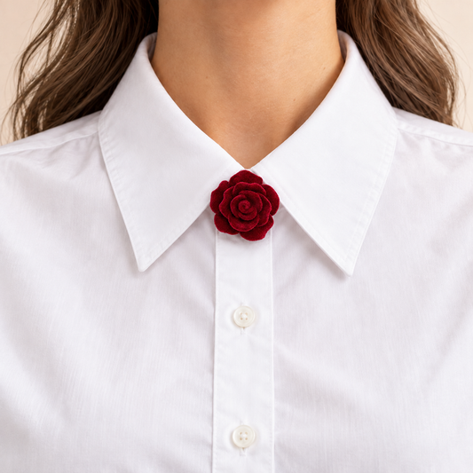 Button Cover - Velvet Rose