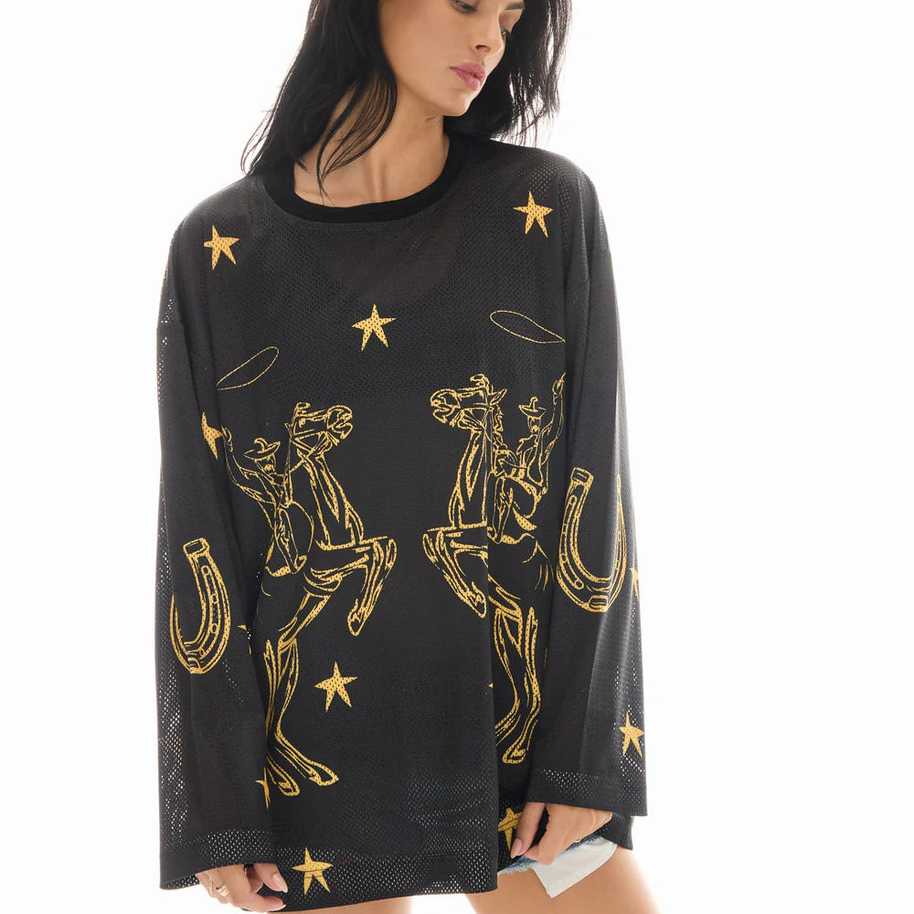The Tales - Cowboy Long Sleeve Football Jersey