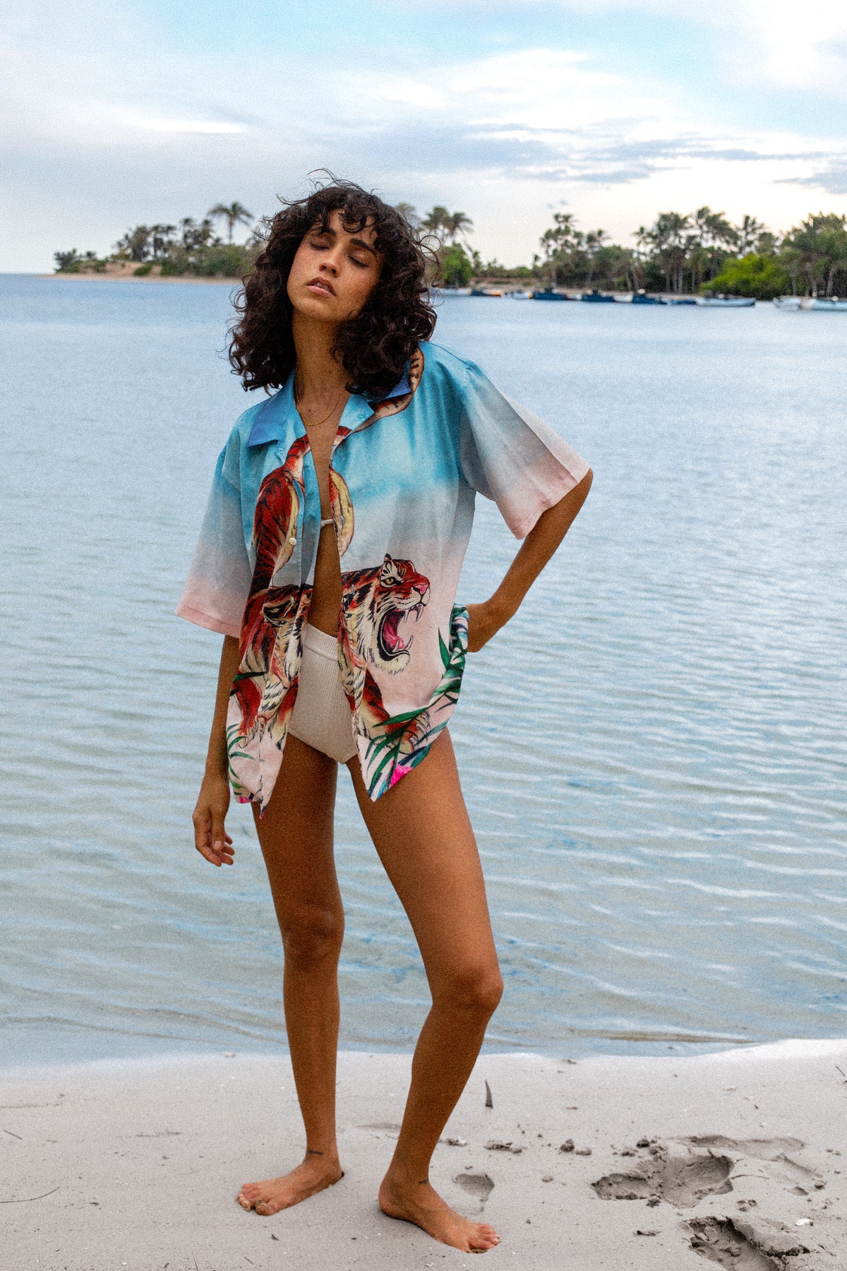 Sea Street - Tiger Relaxed Woven Shirt