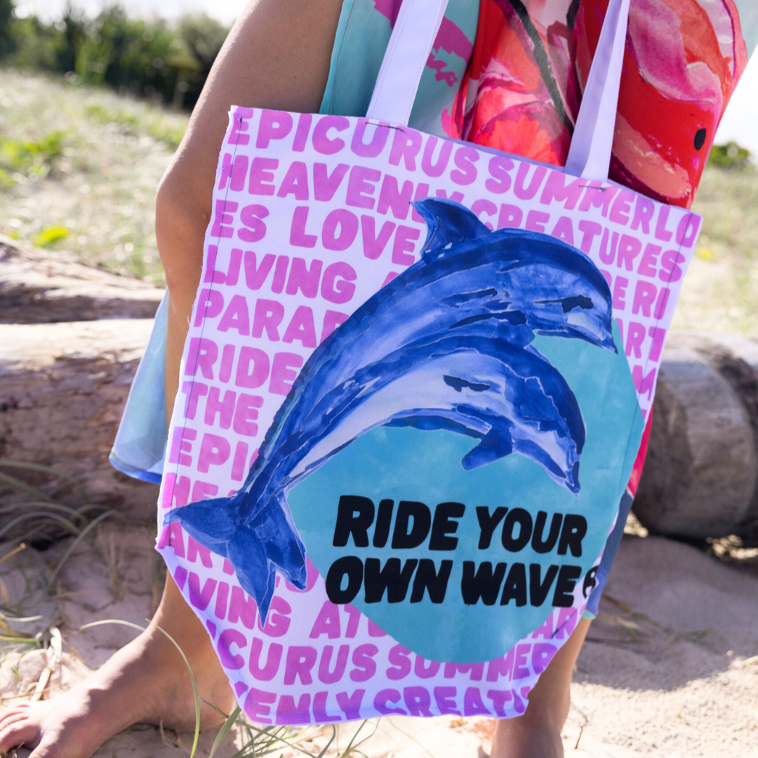 Patchs Studio - RIDE YOUR OWN WAVE - TOTE BAG