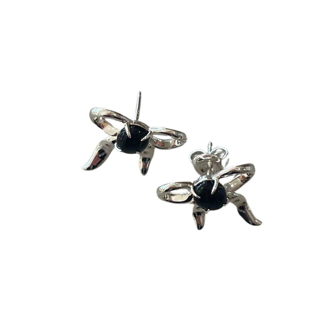 F + H Studios, BOW STUD EARRINGS