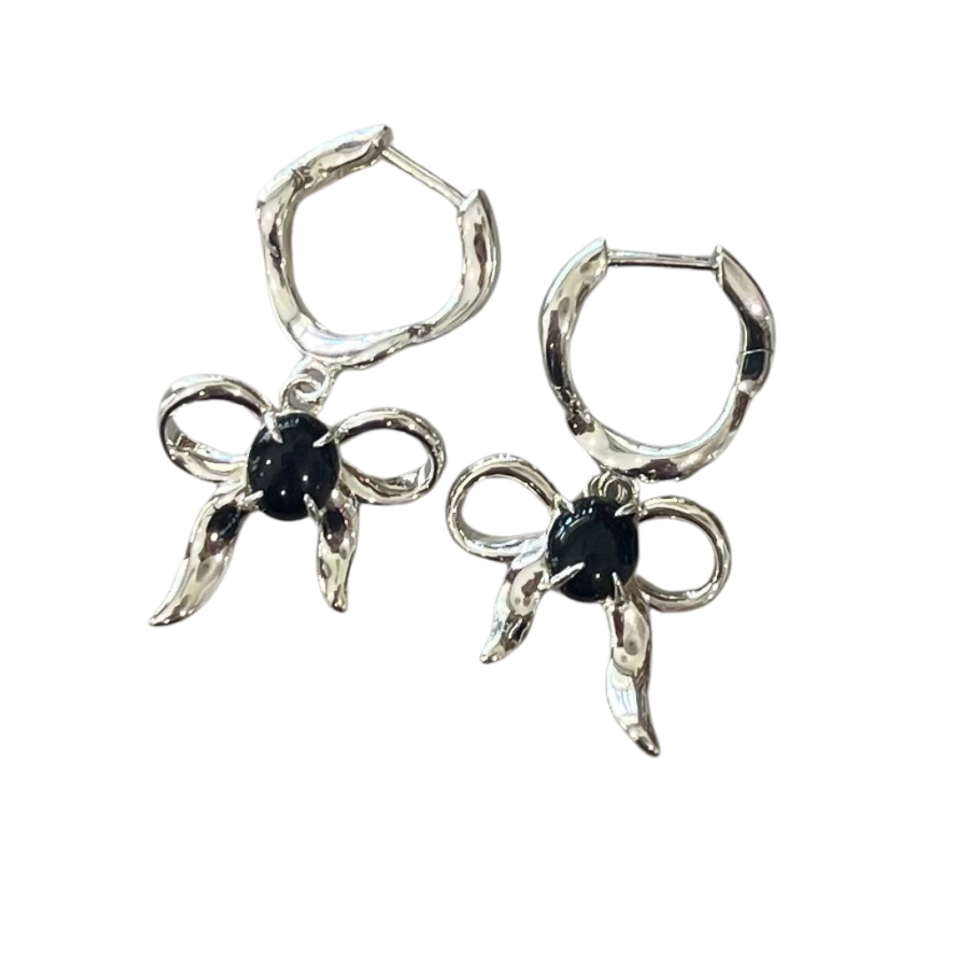 F + H Studios,  BOW CHARM EARRINGS