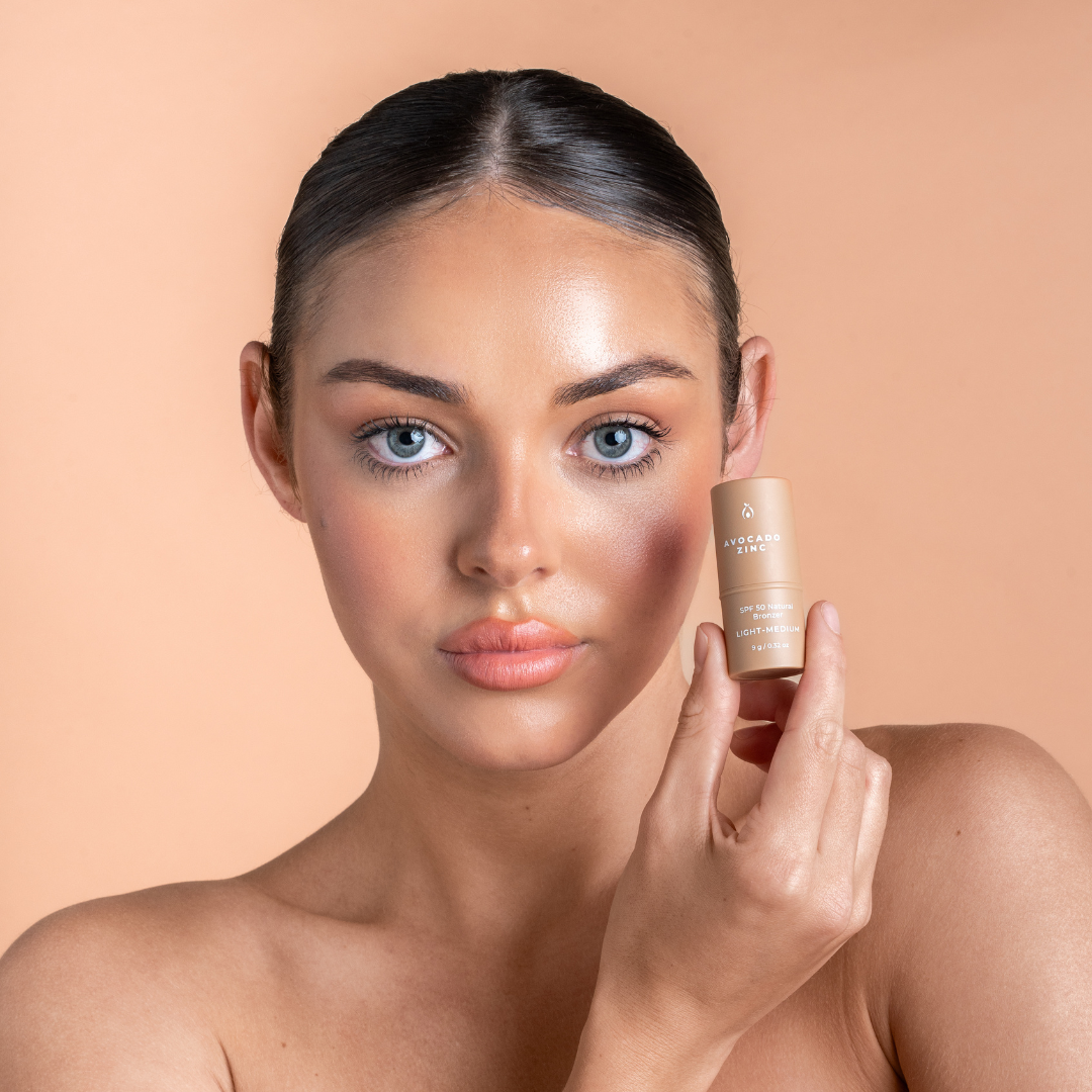 Avocado Zinc - SPF 50 Natural Bronzer: Light-Medium