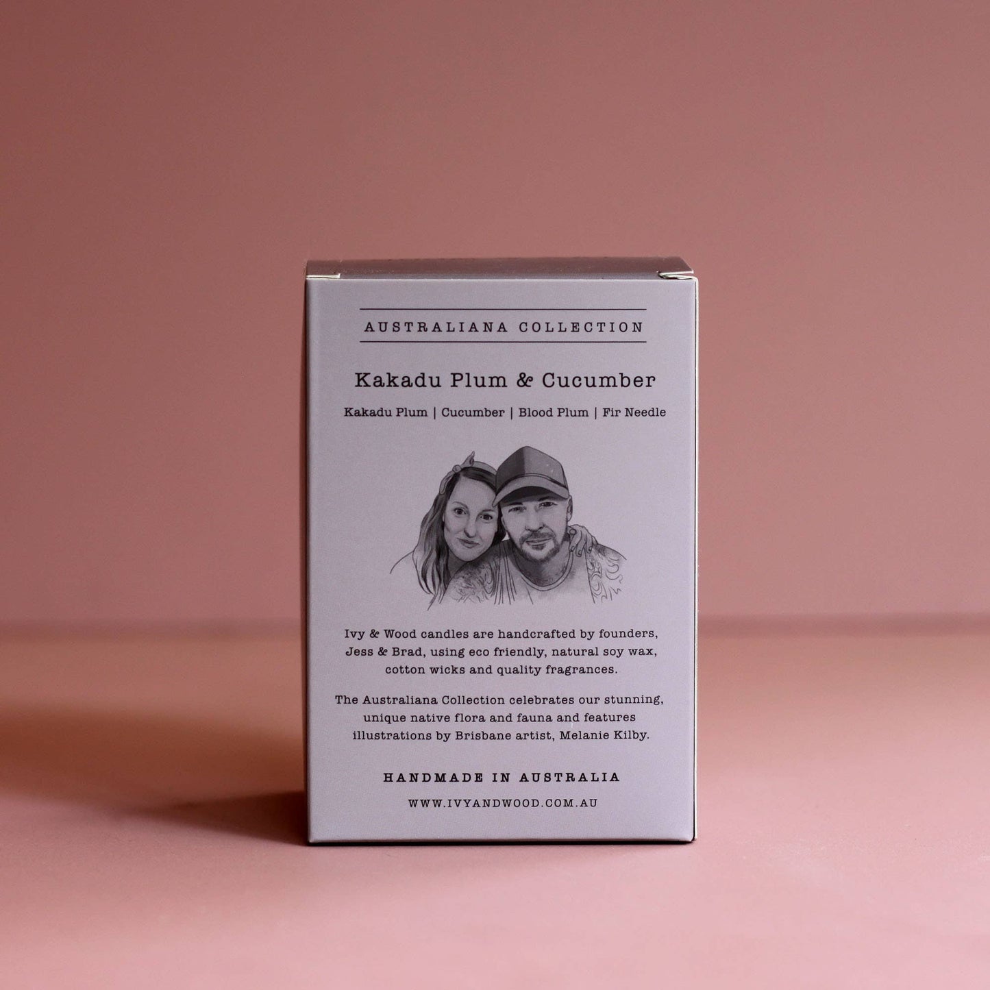 Ivy & Wood - Australiana: Kakadu Plum & Cucumber Soy Candle
