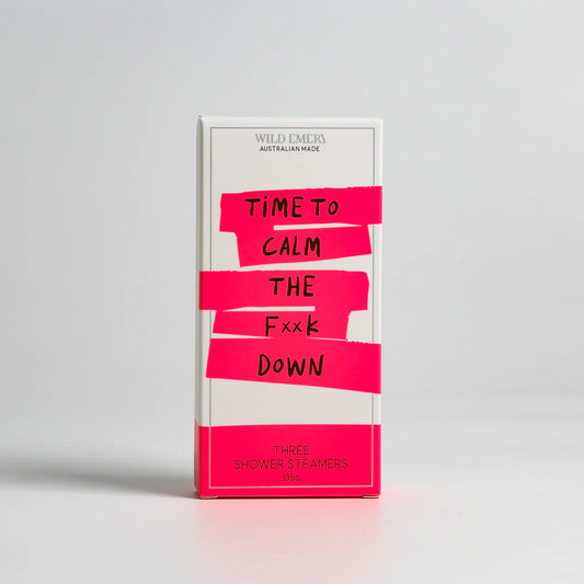 WILD EMERY - Time To Calm The F**k Down - Shower Steamer 3 Pack
