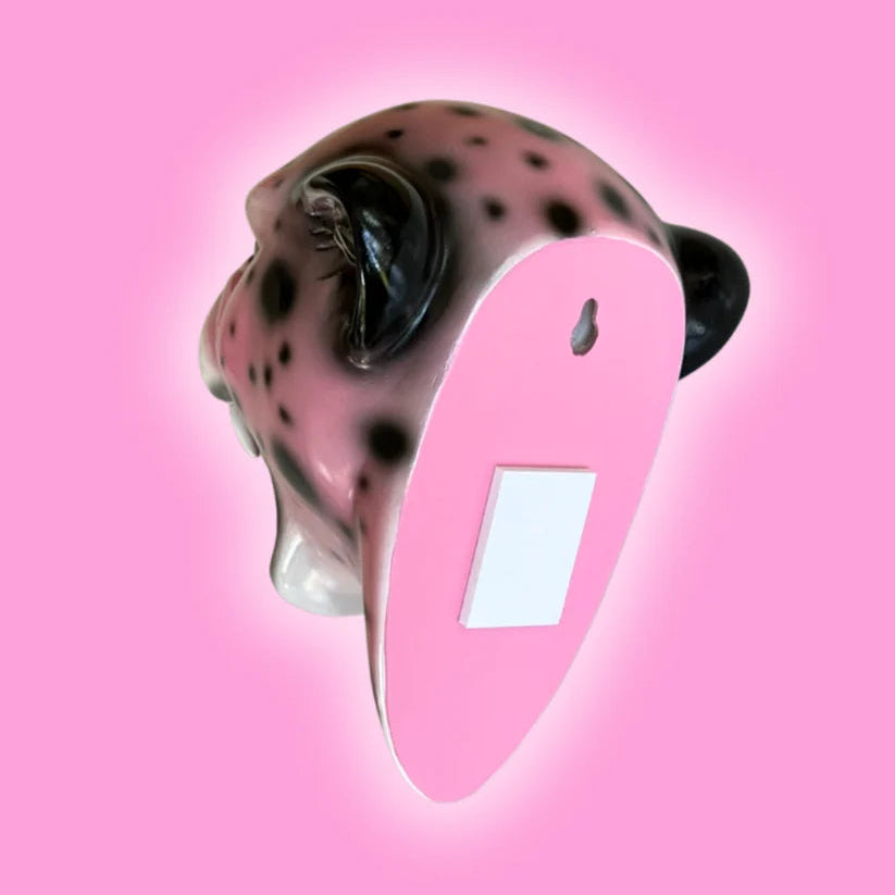 Jungle Cat Club - Candy-Rose the Pink Leopard Wall Mounted Head