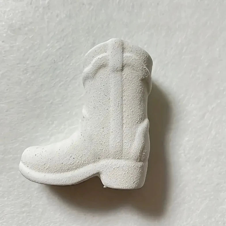 Ceramic Cowboy Boot Match Stick Holder & Striker