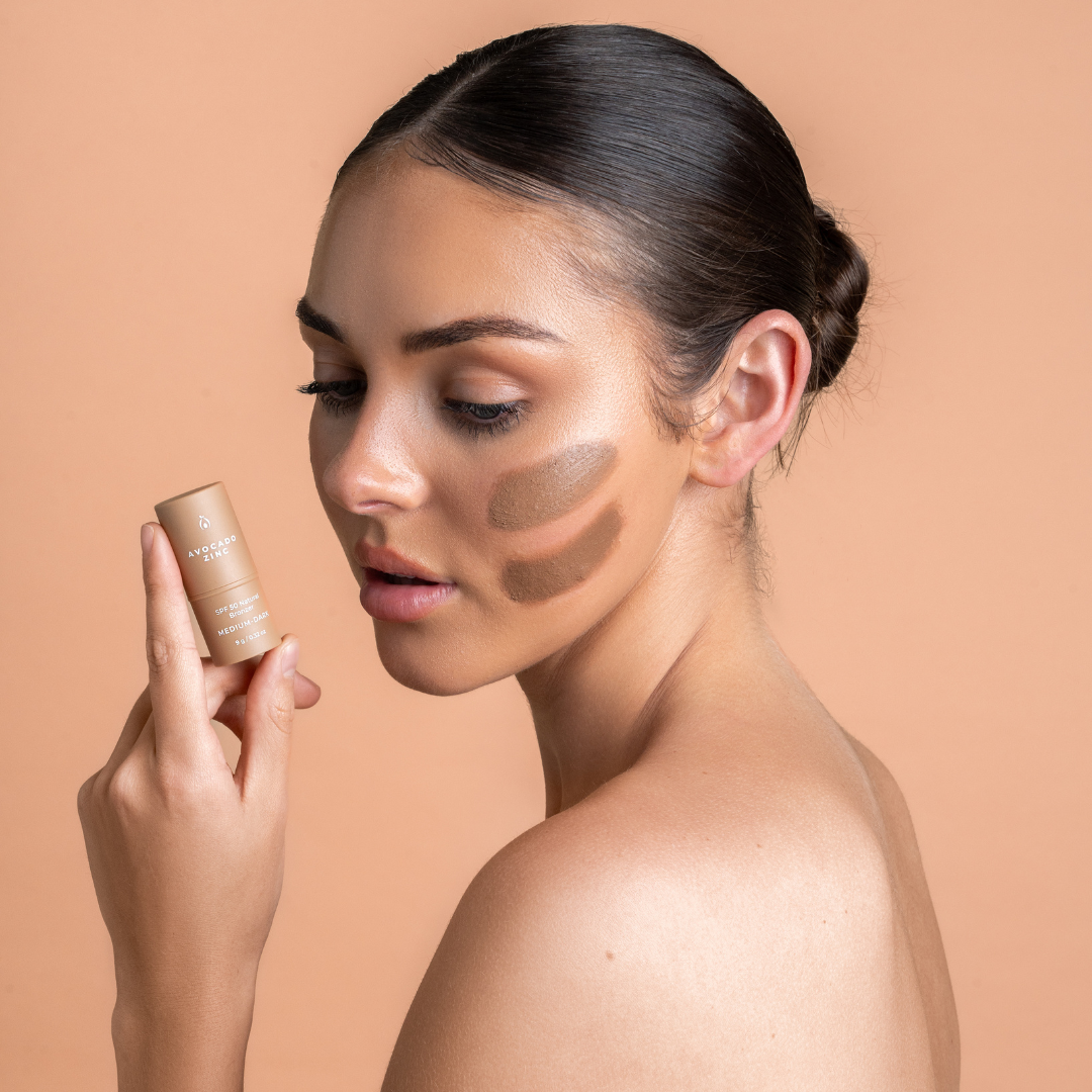 Avocado Zinc - SPF 50 Natural Bronzer: Light-Medium