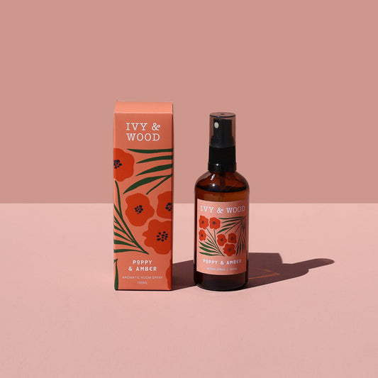 Ivy & Wood - Poppy & Amber Room Spray