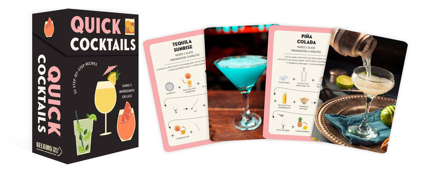 WONDER IMPORTS AUSTRALIA - Quick Cocktails Card Deck