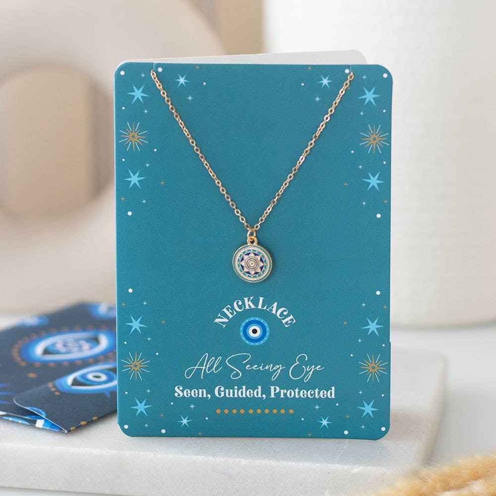 Greeting Card - All Seeing Eye Necklace