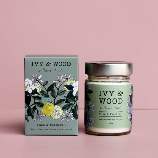 Ivy & Wood - Botanical: Yuzu & Patchouli Soy Candle
