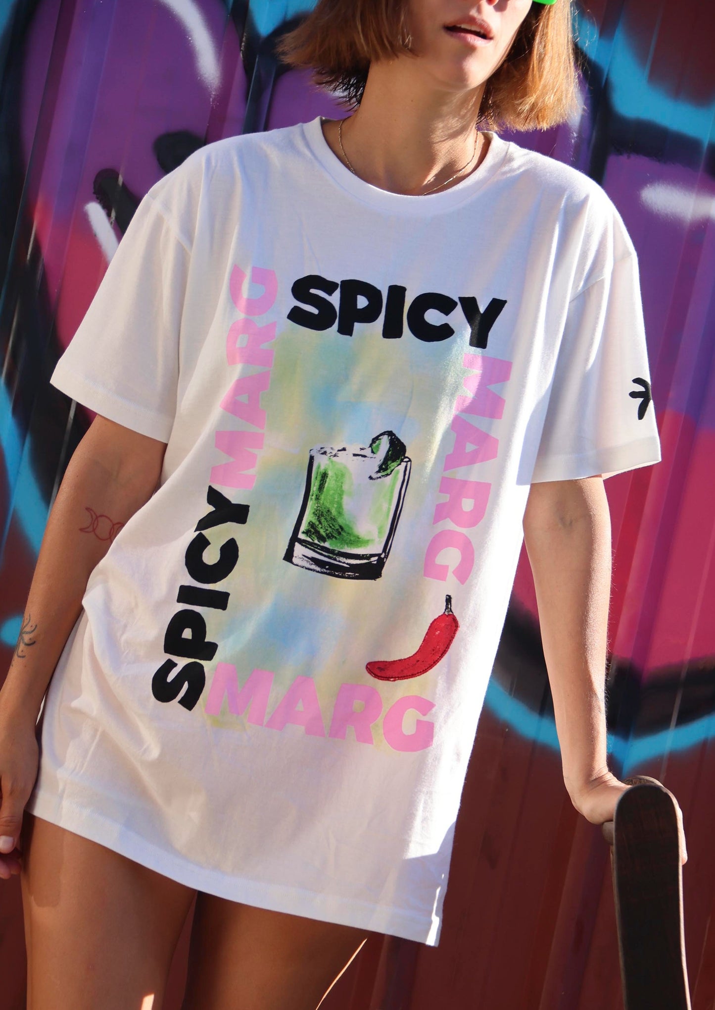 Patchs Studio - Spicy Marg Tee, Off White