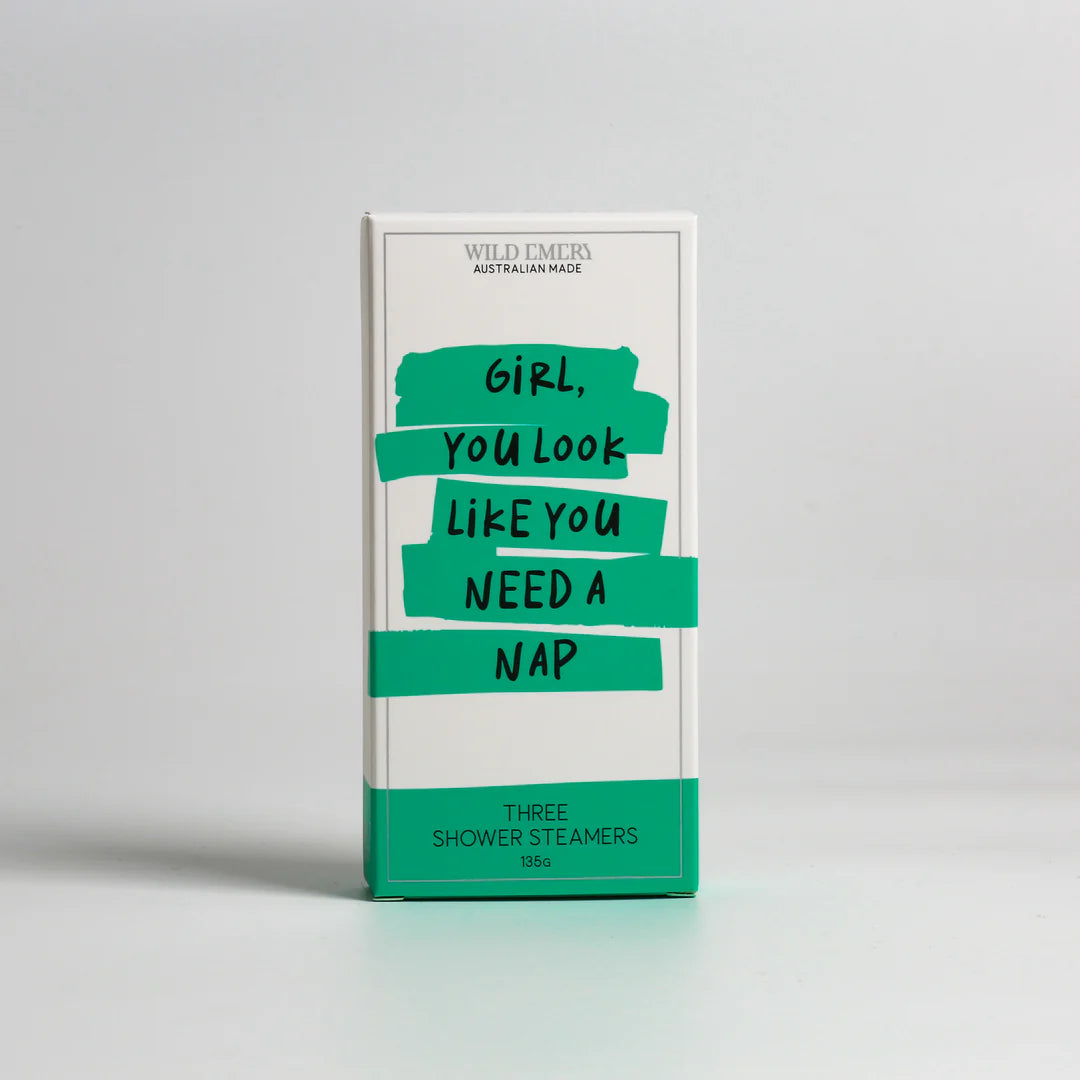 WILD EMERY - Girl, You Look Like You Need A Nap - Shower Steamer 3 Pack