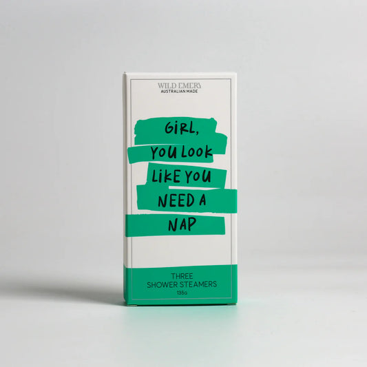 WILD EMERY - Girl, You Look Like You Need A Nap - Shower Steamer 3 Pack