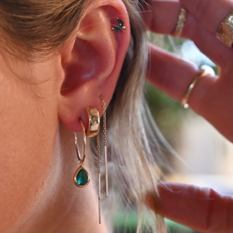 Astrid Montague Double Thread Earrings - The Sensory
