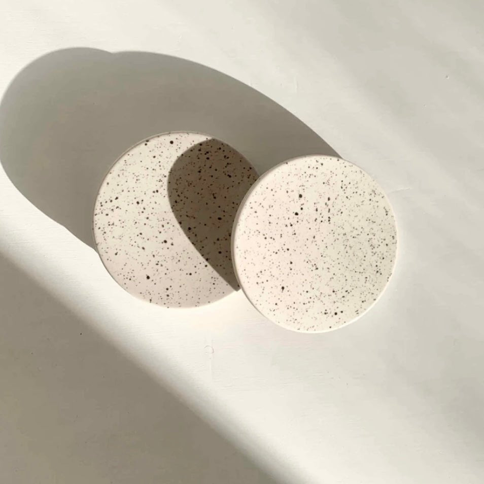 Candle Kiosk Candle Coasters - Speckled Egg - The Sensory